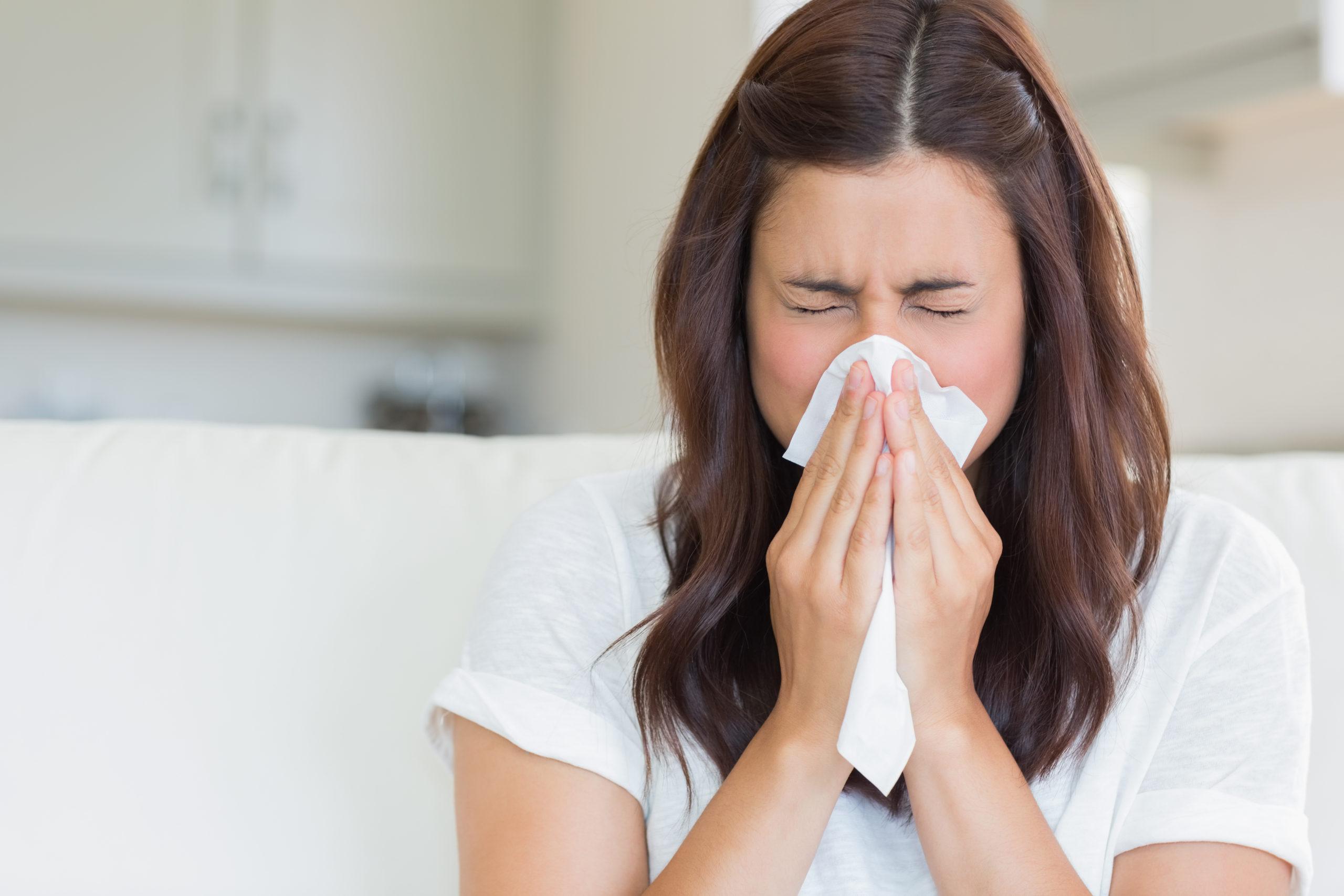 Woman in Southern Utah Sneezing From Allergens in her home's air